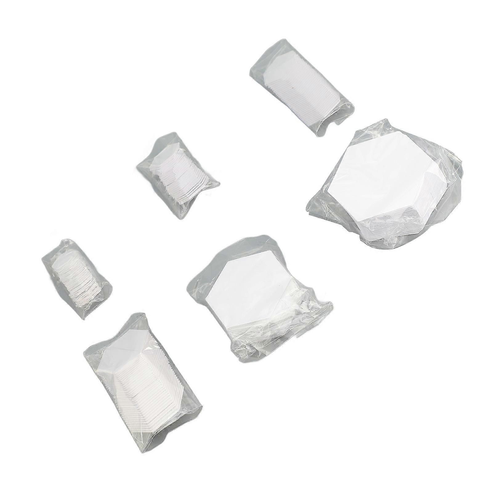 600 Pcs Quilting Templates Hexagon Paper Piecing 8-26mm Set