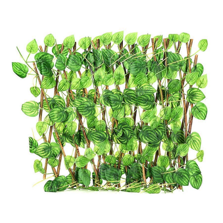 Artificial Leaf Expandable Garden Fence Screen for Yard and Home Decoration
