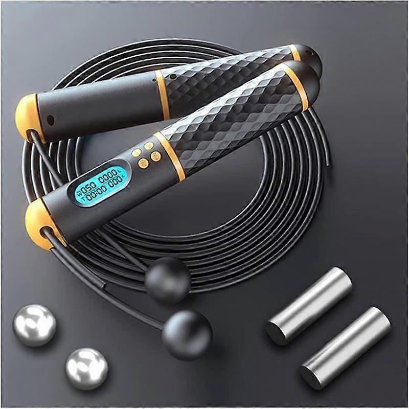 2-in-1 Smart Jump Rope Cordless Skipping Rope Anti-slip Handle Speed Rope653