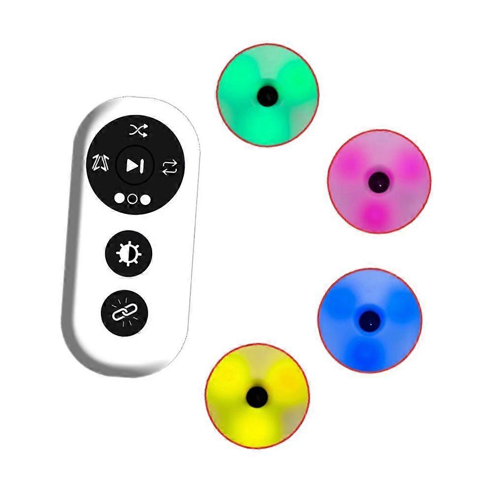 反応トレーニングライト 4個セット 敏捷性テスト レスポンス機器 ポータブル敏捷性トレーニング用品 バスケットボール サッカー用