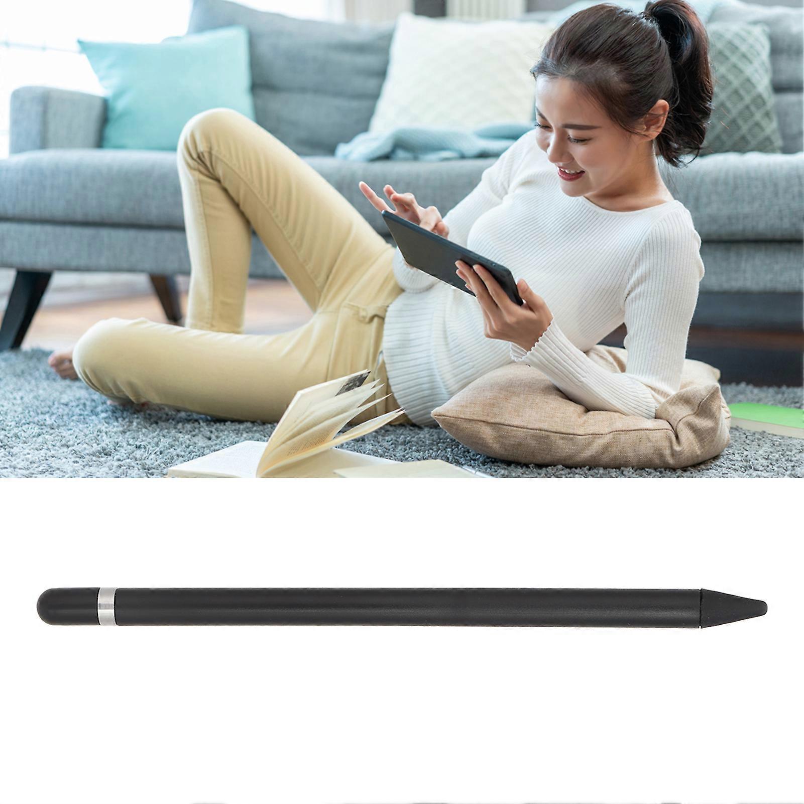 Stylus Pen Black Fiber Tip Smooth Accurate Touch Screen Pen