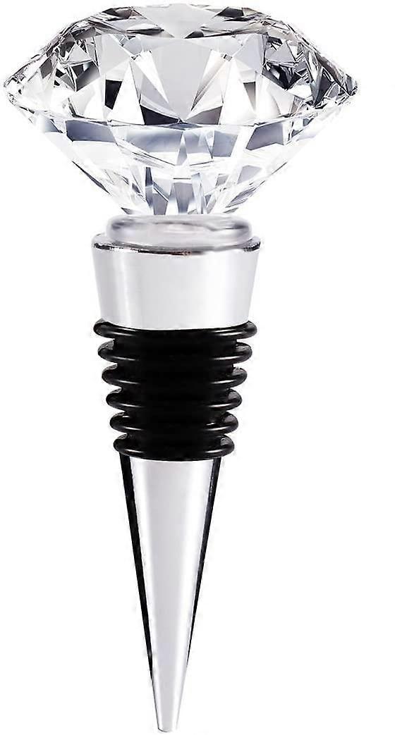 Decorative Crystal Beverage Bottle with Stopper, Elegant Design, 500ml Capacity, Clear Glass Material