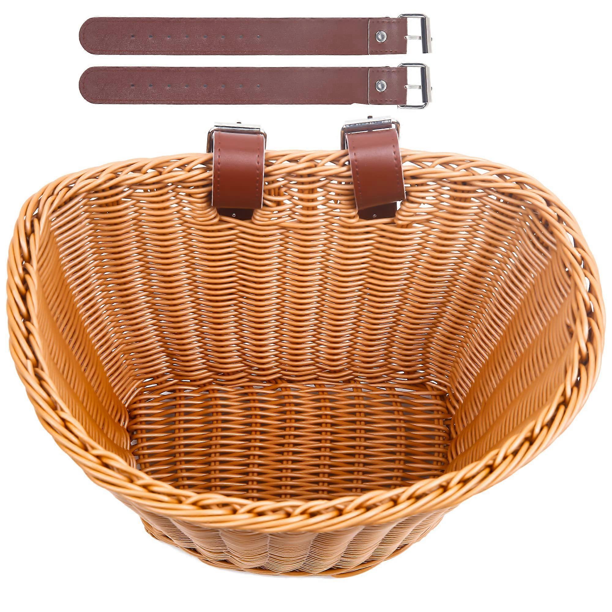 Multi-Functional Bike Basket Universal Front Handlebar Mount, D-Shaped Storage, Front Basket For MTB And City Bikes