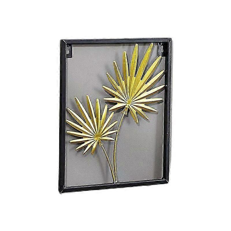 Metal leaf hanging, wall decor, sun leaves