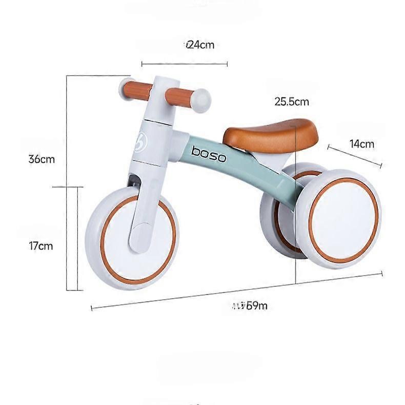 Kids First Ride Balance Tricycle – Sage Green & Cream