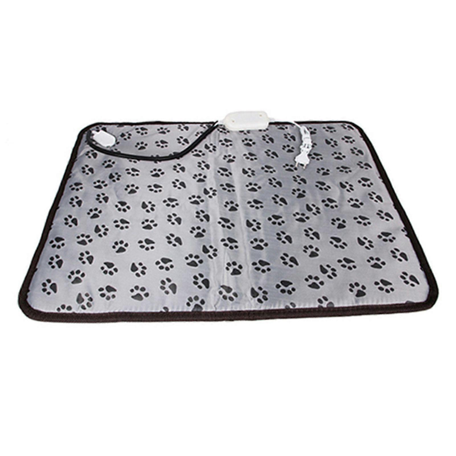 Pet Heating Pad Dogs Cats Electric Heating Mat with 3 Gear Adjustments Waterproof and Scratch-Resistant Non-Slip Pets Heated Bed Indoor