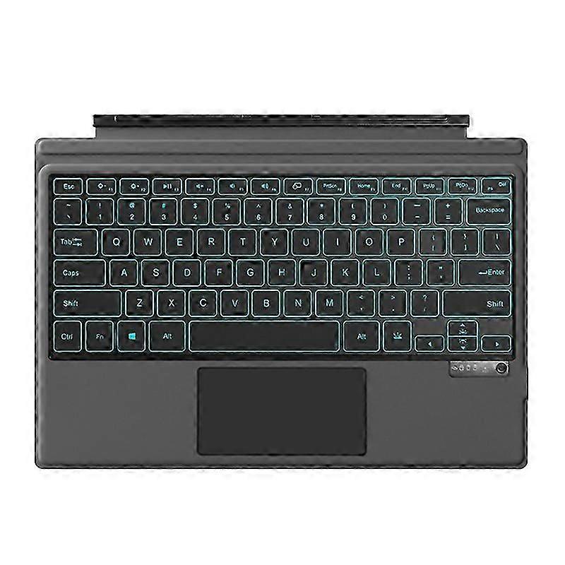 For Microsoft Surface Pro 4 / 5 / 6 / 7 Backlit Design Magnetic Rechargeable Bluetooth Wireless Keyb