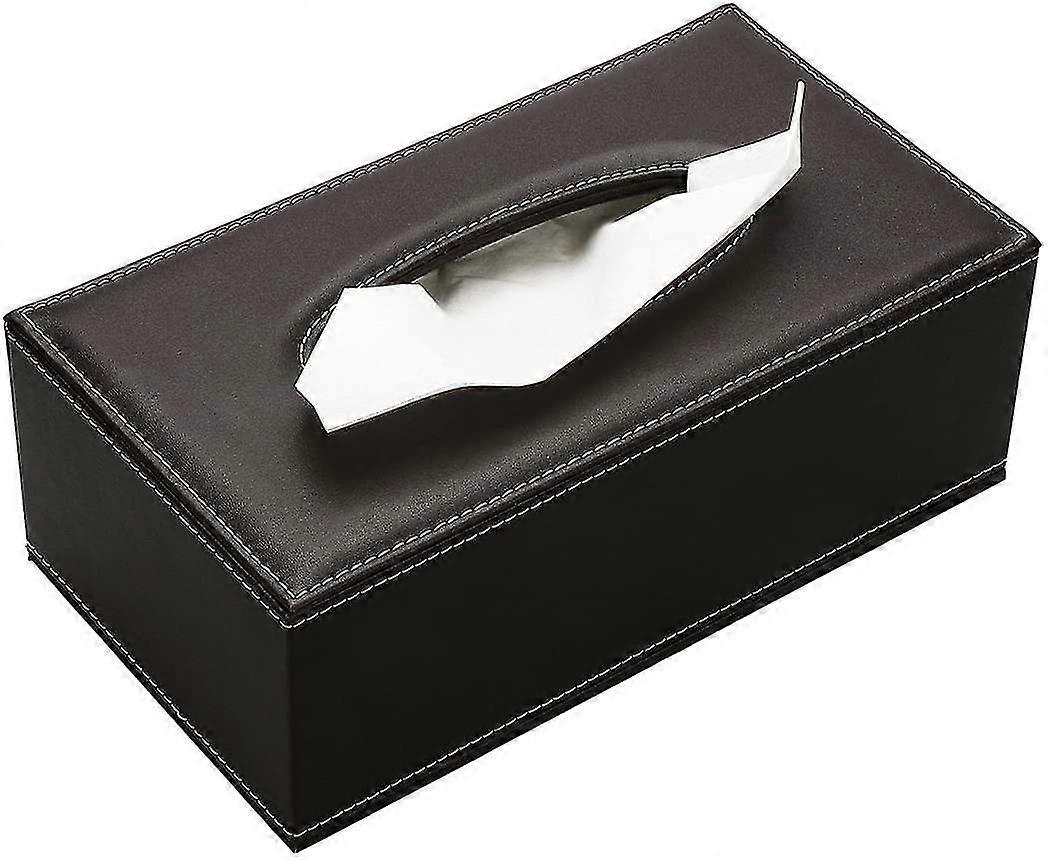 Leather Tissue Box Holder Tissue Dispenser Box