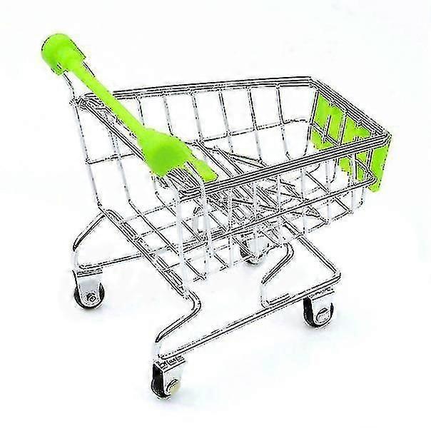 Mini Supermarket Handcart Shopping Utility Cart Mode Storage Basket Desk Gn