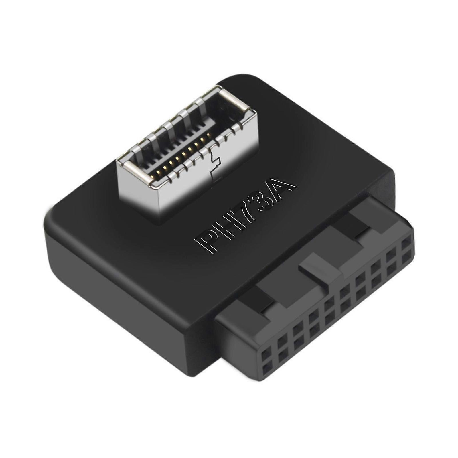 USB Front Panel Adapter, Vertical USB Header Adapter, USB 3.1 TypeE to USB3.0 19/20Pin Header Converters for Type C