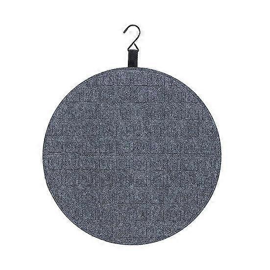 Yousheng Wall Hanging Brooch Organizer with Hook Heavy Duty Felt Large Capacity Round Lapel Enamel Pin Collection Display Holder Storage Case