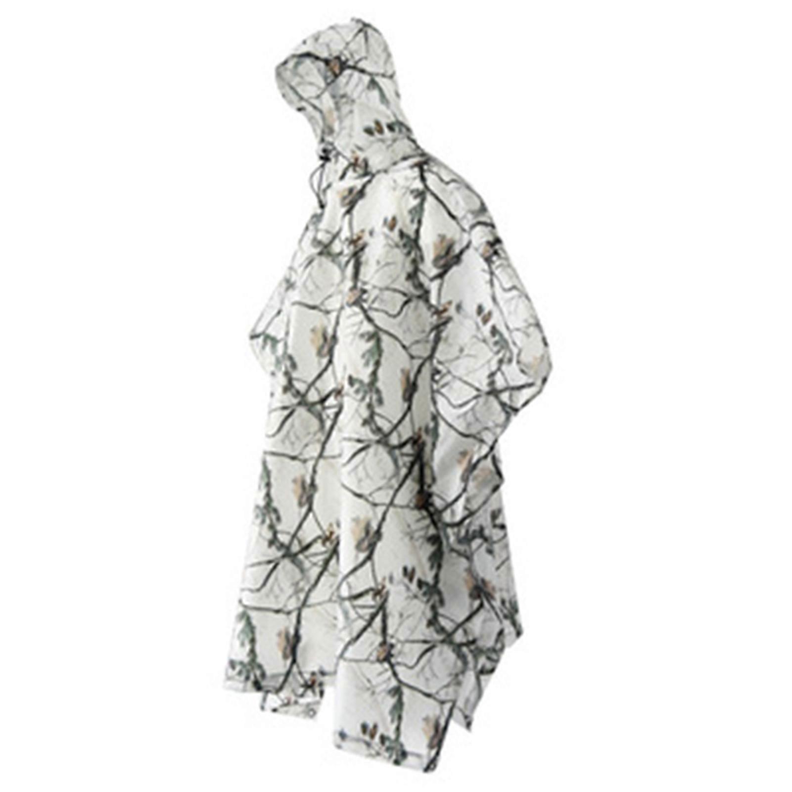 4-in-1 Rain Coat Canopy Waterproof Cape Tent Shelter Picnic Mat Ground Cloth Combo Multi Purpose for Outdoor Scooter New