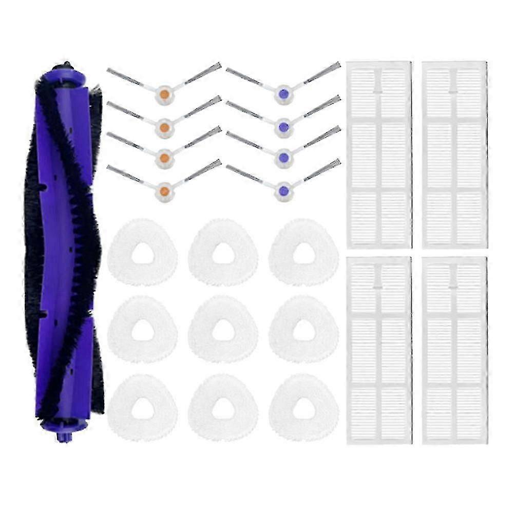 For Narwal Freo Versatile Self Mop J3 Roller V-Shaped Side Brushes Mop Cloths Hepa Filter Spare Par