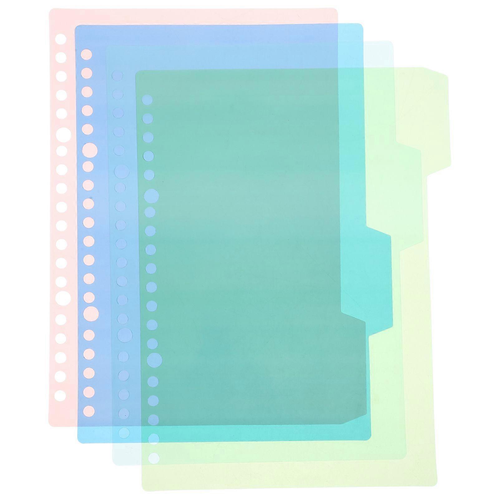 10 Sets of Book Binder Dividers Notepad Dividers Detachable Notebook Page Dividers Organizers (B5)