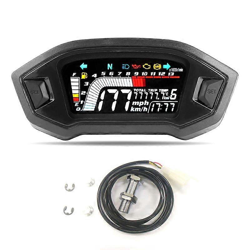 Upgraded Motorcycle Speedometer Odometer Tachometer RPM Speedometer Gauges Simple Installation Suiatble for MSX125