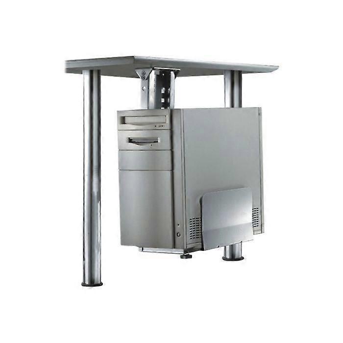 NEWSTAR Computer Stand - Under Desk Mountable - Black - Adjustable Height 39-54cm