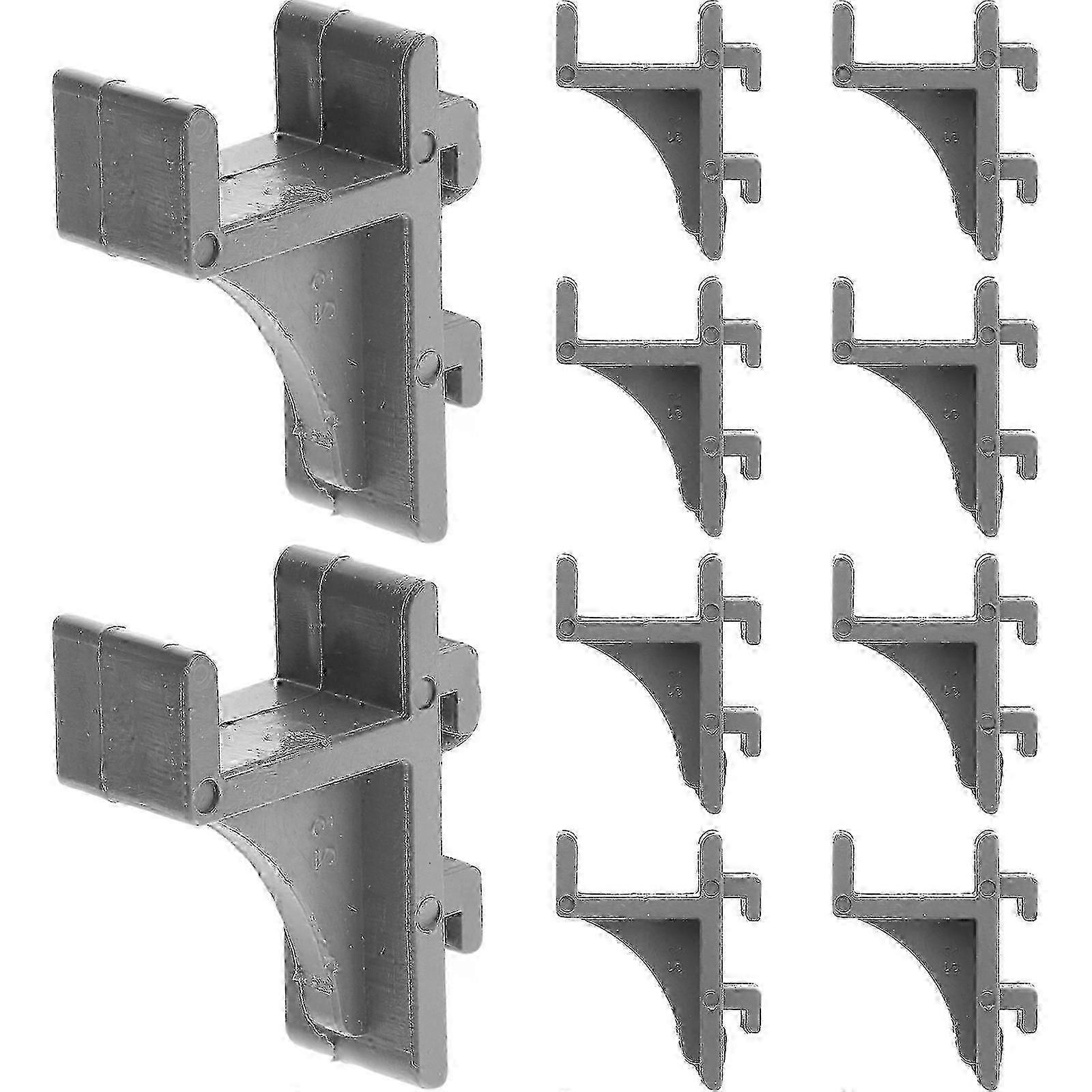Freezer shelf clips 10pcs for refrigerator plastic shelf support
