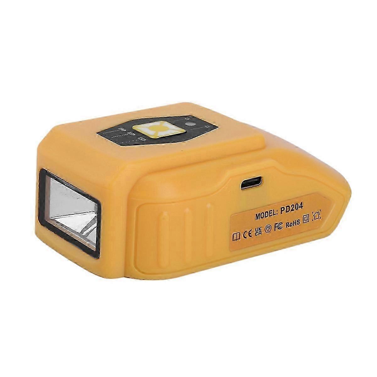 Power Source Converter for 20v Battery Adapter with USB DC 12V LED Work Light Li-Ion Battery Adapter