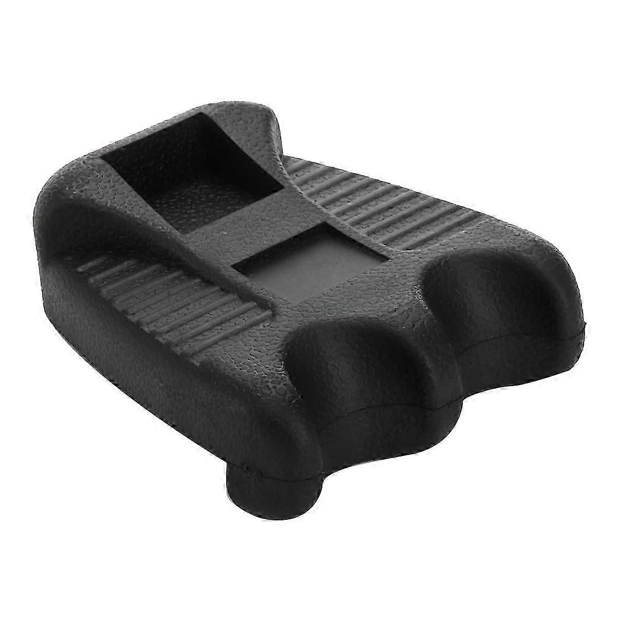 2 Holes Pool Cue Holder, Portable Weighted Cue Rest Cue Stick Holder, Billiard Cue Rack with Chalk
