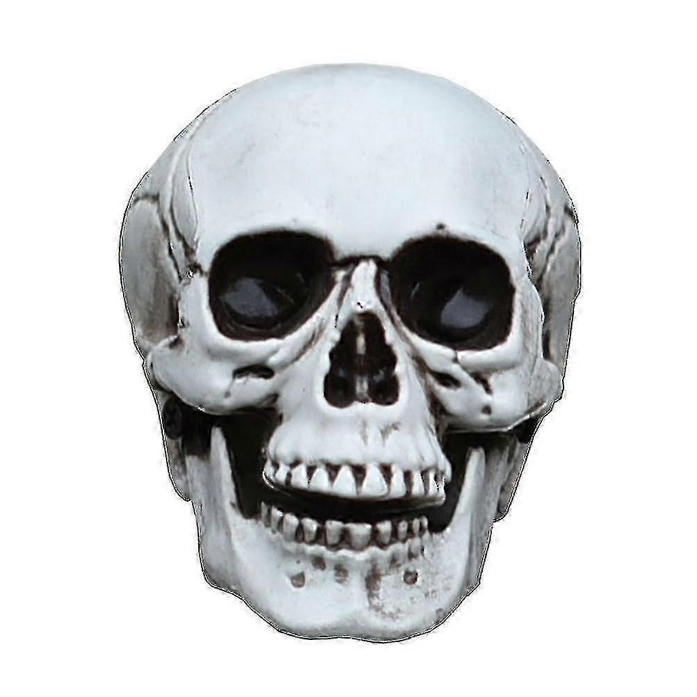 1pc Halloween Skull Prop Plastic Simulation Skeleton Decor Party Tricky Toy