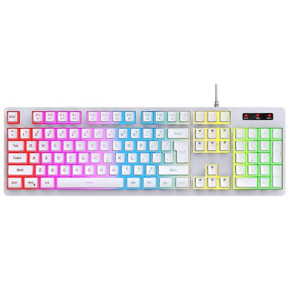 Clavier de jeu 104 touches Silencieux Profil bas Clavier RVB rétroéclairé Sensation mécanique