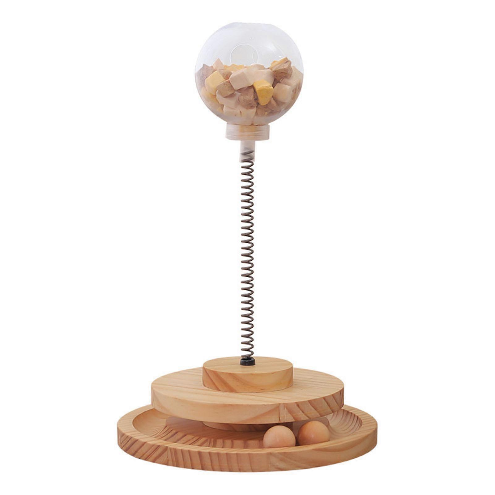 Interactive Cat Toys, Customized For Pet Cats' Food Needs And Feeding Speed Control, Durable Spring Steel Component