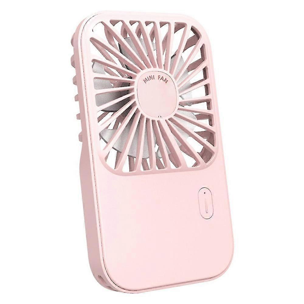 S-f30 Mini Desktop Handheld Fan Cooler Ultra Thin Summer Cooling Fan With Wrist Strap - Beige