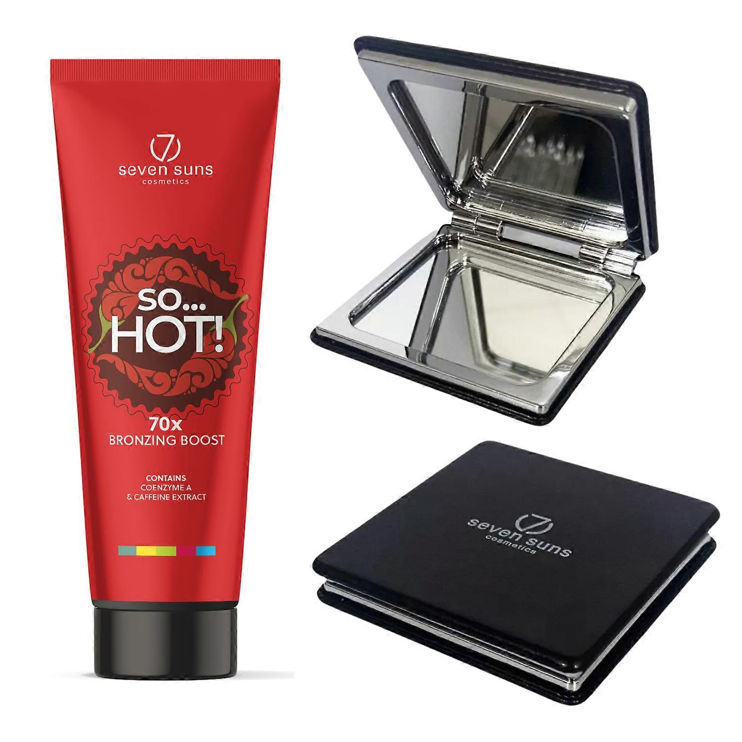 7suns so HOT! Tingle Bronzer 250ml + Free Double Mirror