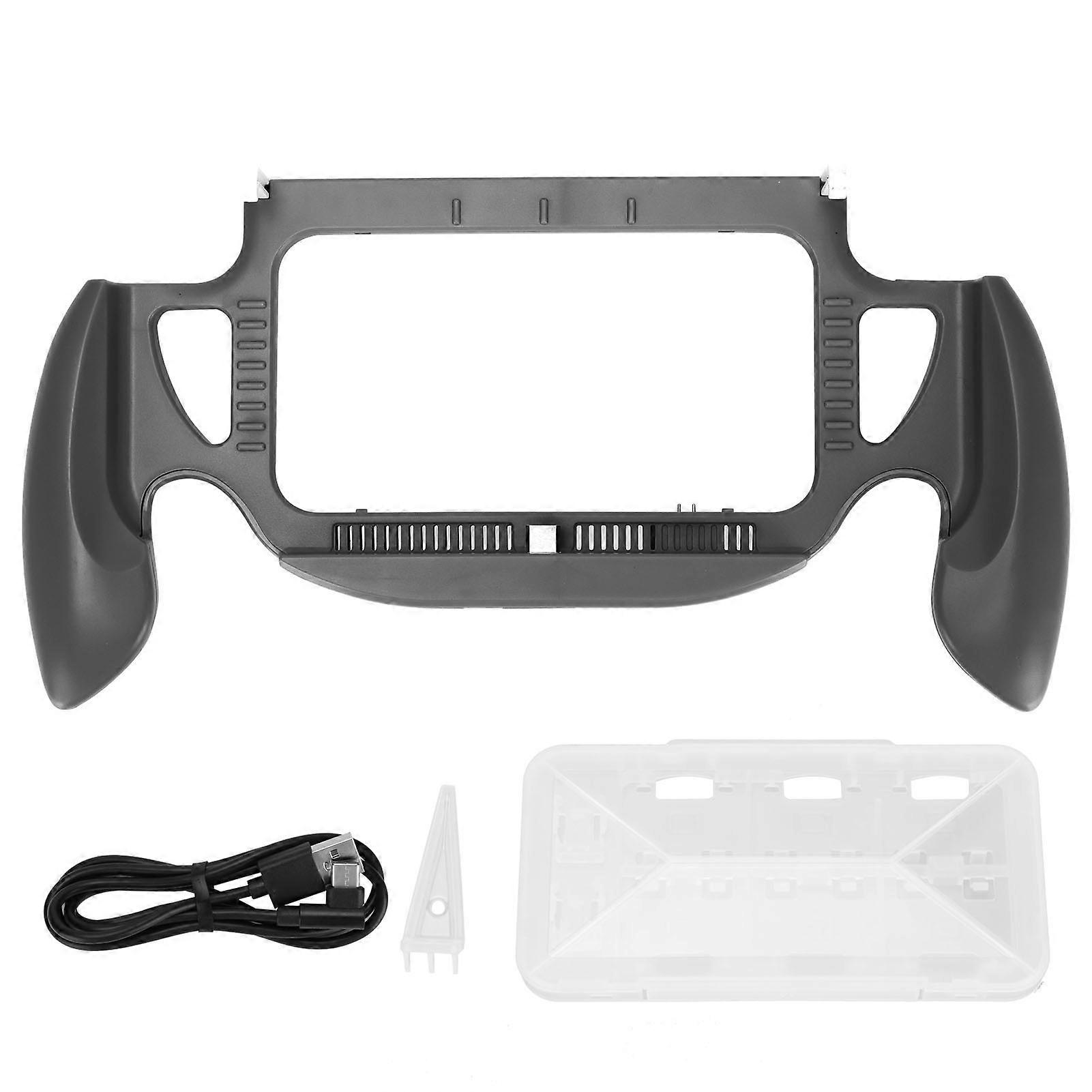 Grip Case for Switch Lite Comfort Handheld Protective Case with Shockproof Shell and Fast ChargingGray