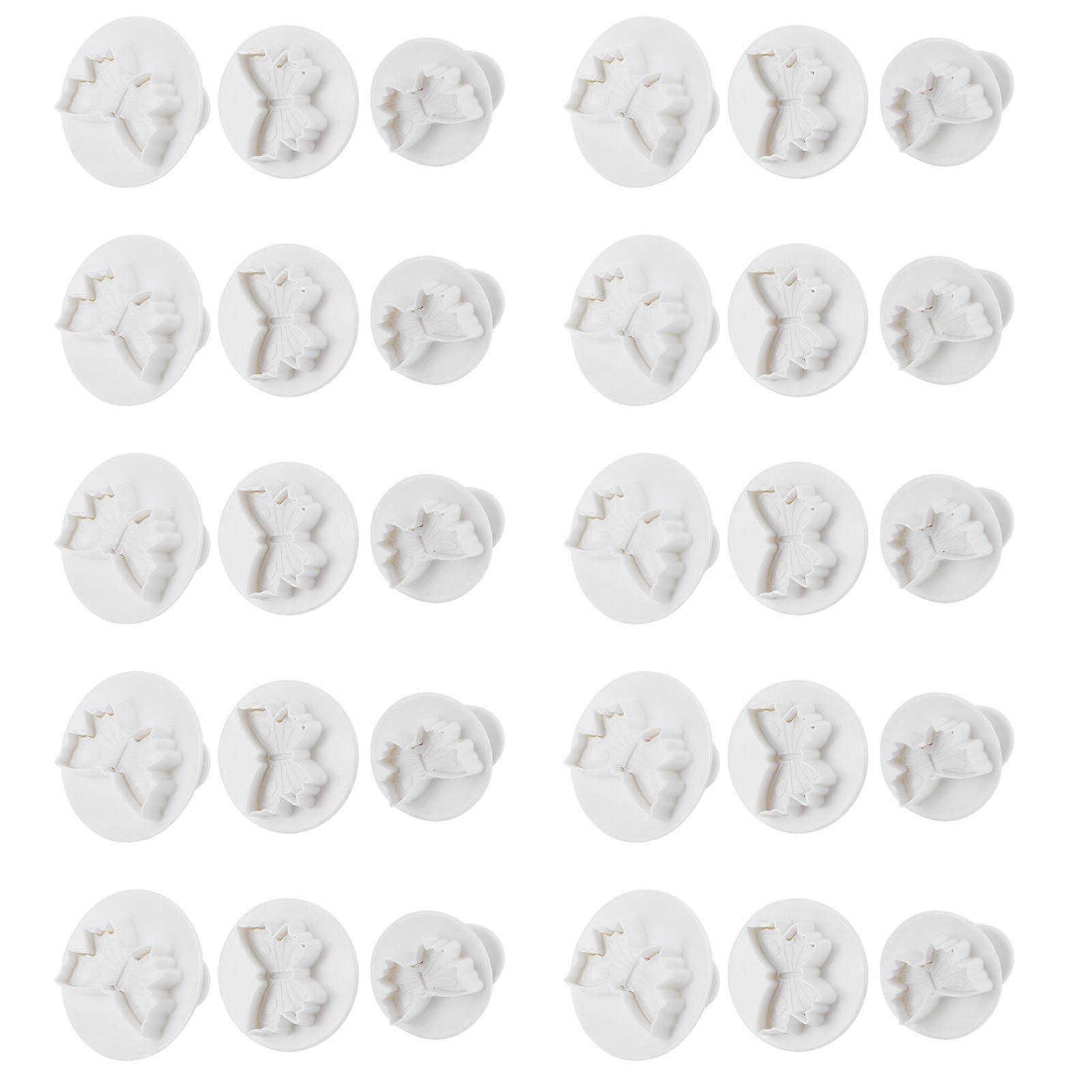 10Set Cake Decorating Mold ButterflyPattern Spring Mold Biscuits Cutter Kitchen Supply