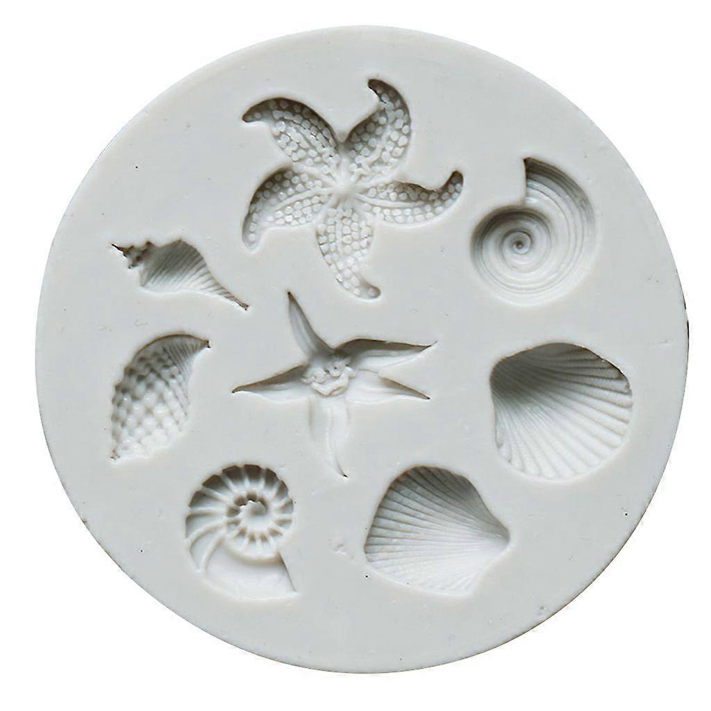 DIY Fondant Silicone Material Mold Clay Soft Pottery DIY Marine Series Modeling