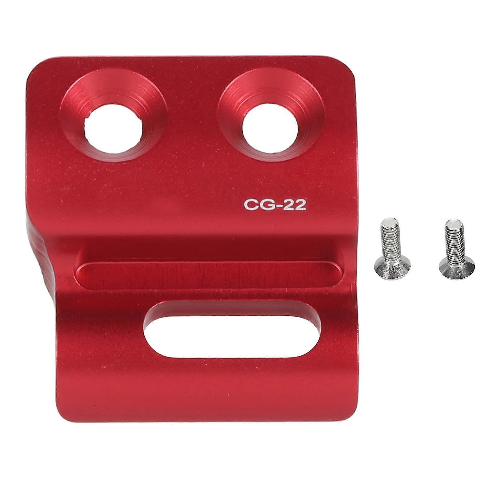 Aluminum Bicycle Front Derailleur Hanger CNC Processing Anodic Oxide Coating Road Bike Accessory Red
