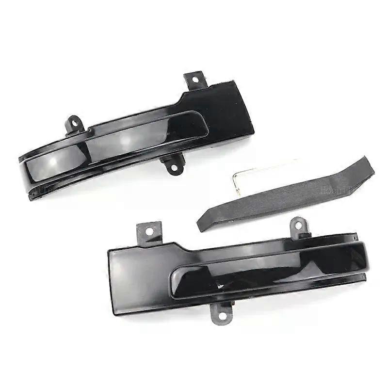 Smoked Lens Side Mirror Sequential Turn Signal Light compatible for  Mitsubishi Outlander GF GG ZJ ZK ZL 2013-20, Lancer 2016