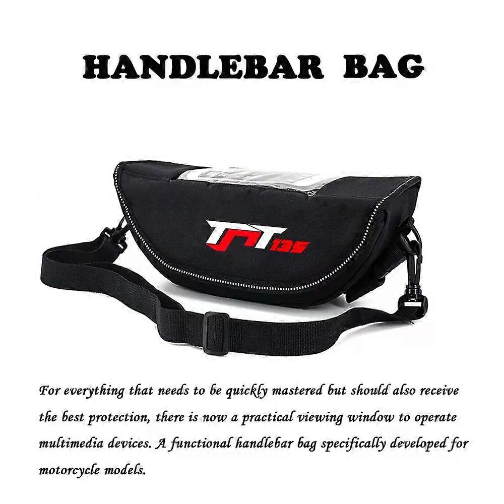 Motorcycle handlebar navigation bag for BENELLI TNT 135 tnt 135 TNT 25N handlebar storage bag dustproof and waterproof-(D