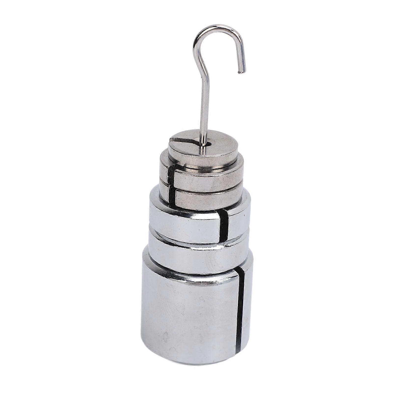 Slotted Mass Set with Hanger - Chrome Plated Steel Weights 200g 50g 20g 10g for Classroom Lab Experiments with Storage Box