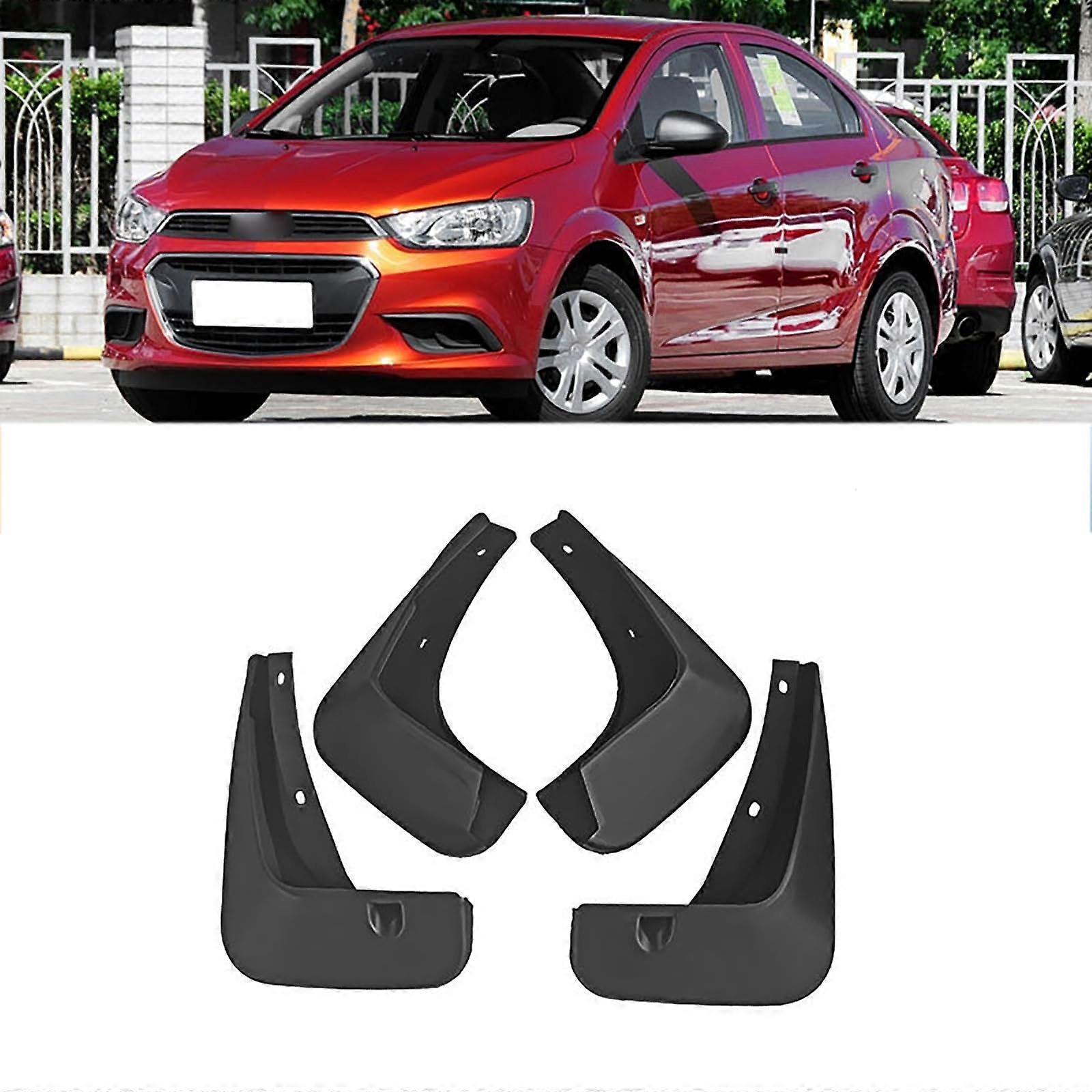 Compatible with Chevrolet Aveo Sedan 20112014, Car Front Rear Mudguard Fender Mud Guard Flaps Splash Wheel Mudguards