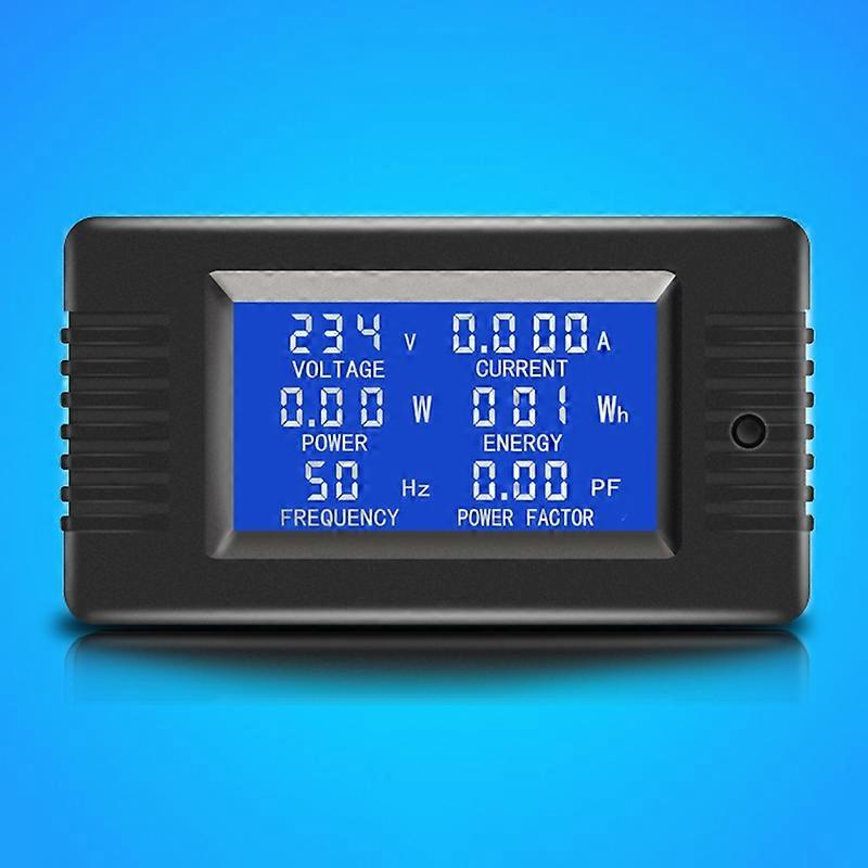 Peacefair English Version Multifunctional AC Digital Display Power Monitor, Specification: 5A