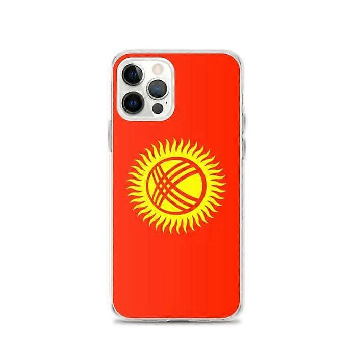 iPhone Case - Kyrgyzstan - Flag - Soft - Multicolor - Compatible with iPhone 12 Pro