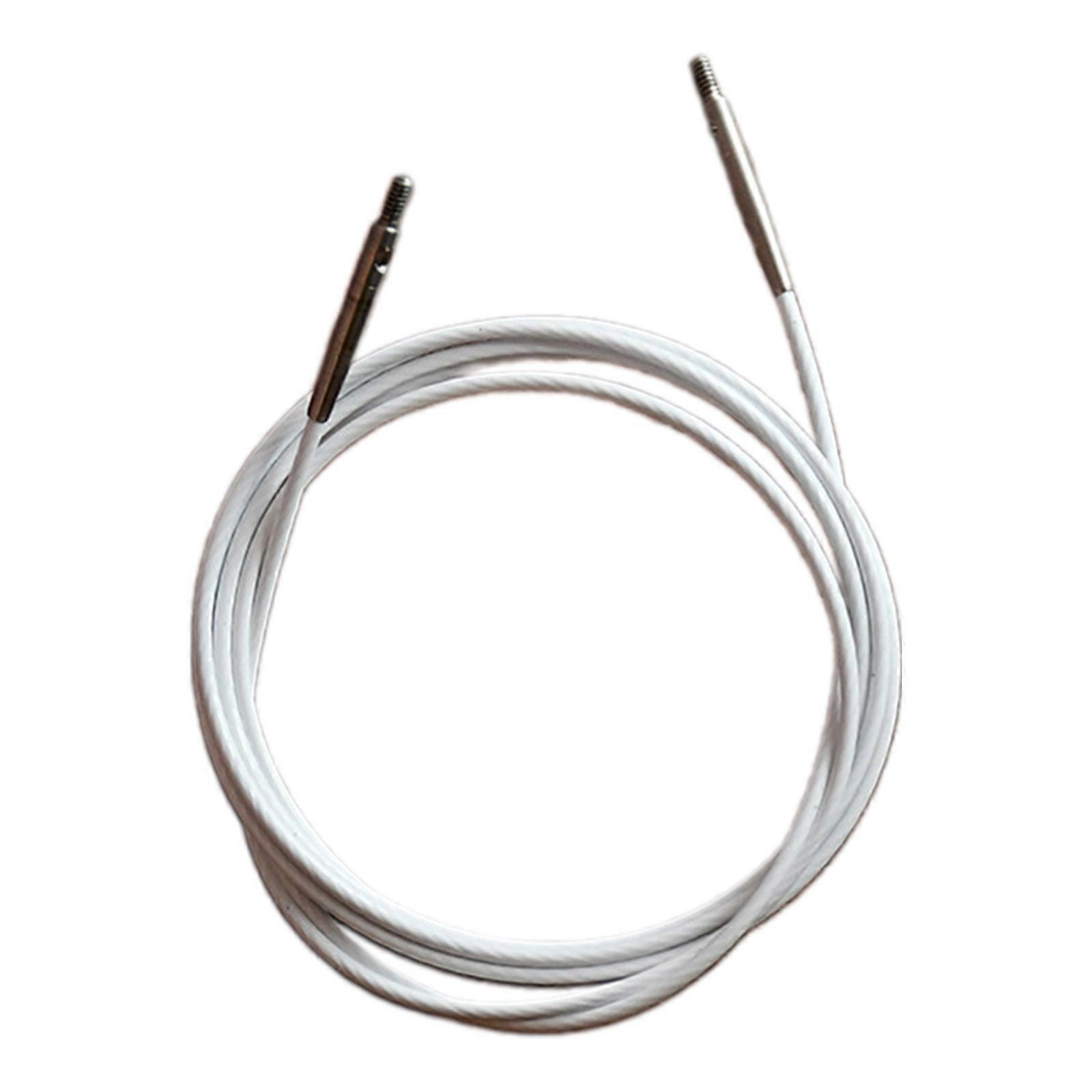 Flexible Swivels Cable 360 Degree Interchangeable Knitting Needle Cable Knitting Accessories for Efficient Crafting Multicolor