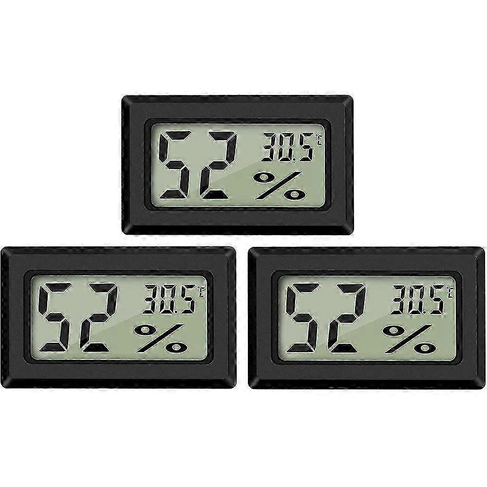 3X Mini LCD Digital Thermometer Temperature Humidity Hygrometer p