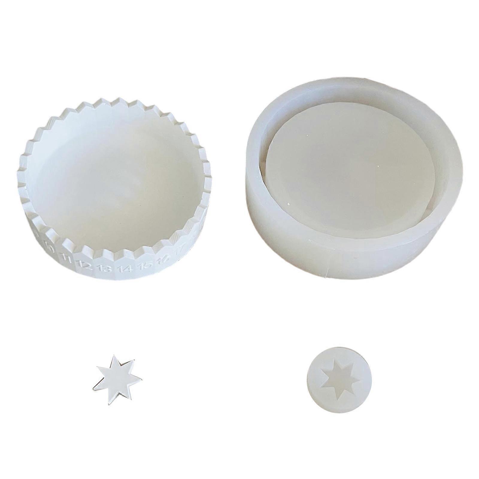 再利用可能なシリコンベーキングモールド耐熱シリコン円形モールドクリスマスパーティーのデザートやデコレーション用