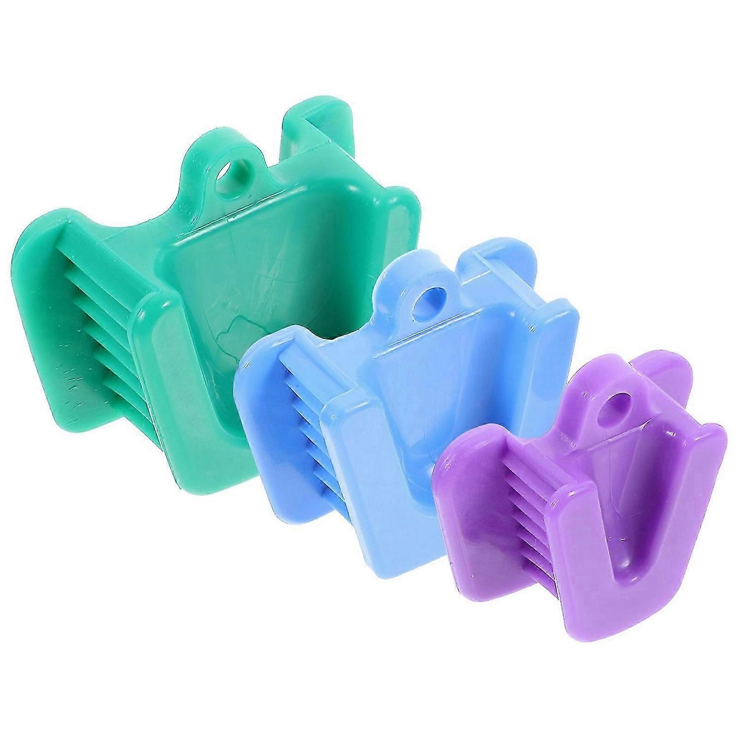 3pcs Bite Block Assorted Oral Bite Pad Teeth Opening Tool Pediatric Mouth Prop