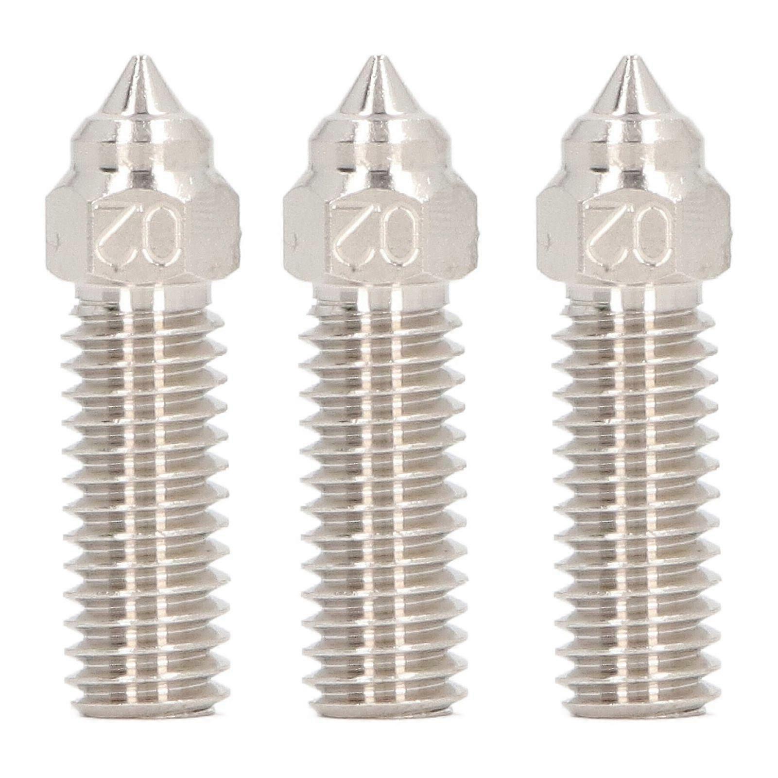 High quality  3pcs 3d printer accessories k1 chrome zirconium copper nozzle