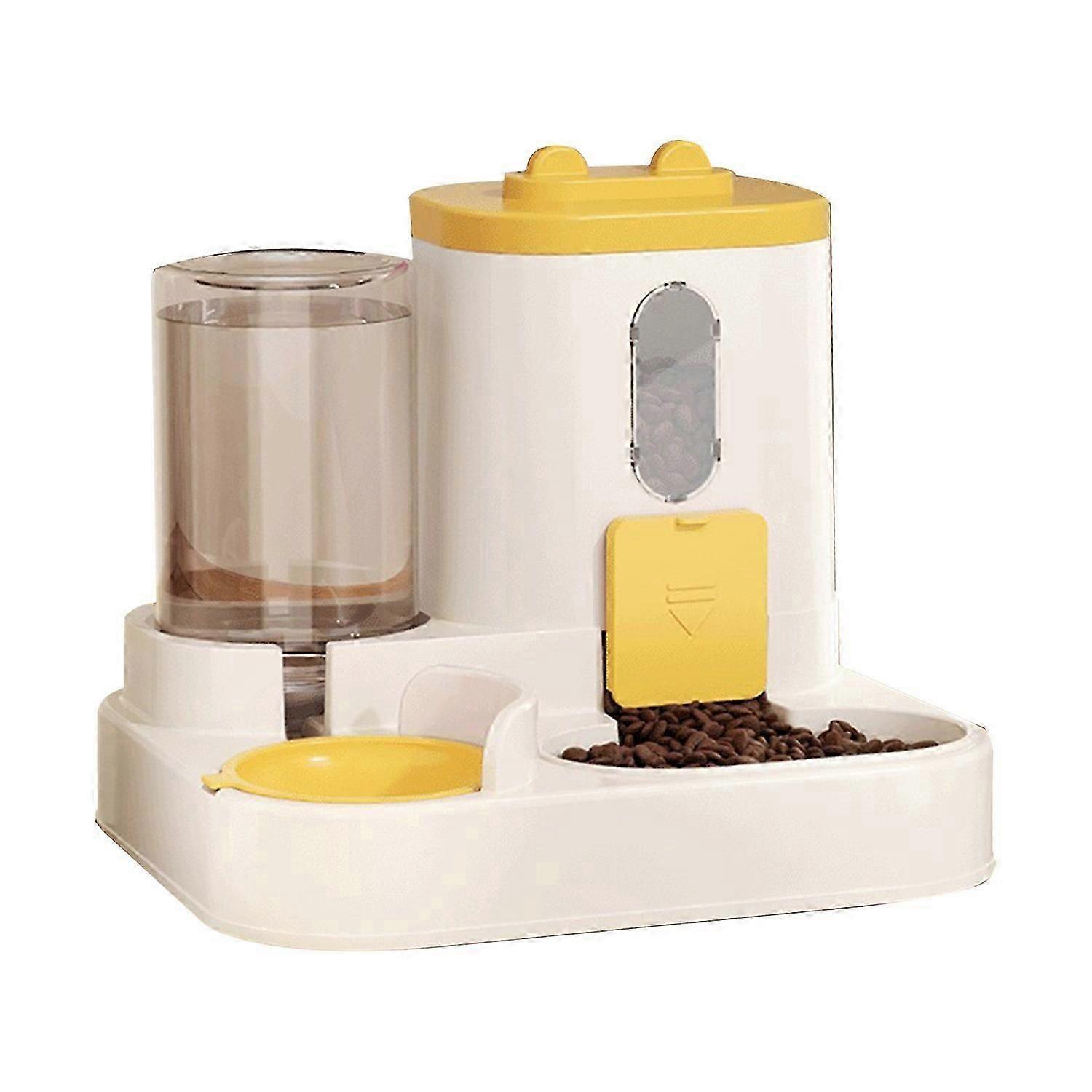 2-in-1 Automatic Pet Feeder 1600ml Pet Food Bowl And 800ml Water Dispenser Set Pet Supplies for