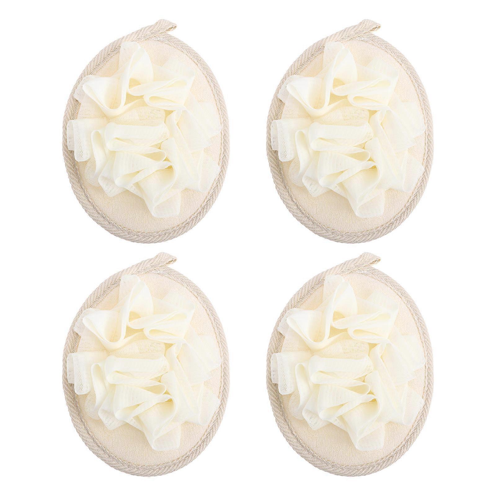 Here's a well structured product description for your **4pcs Soft Bath Shower Loofahs**:
### 🧼 4pcs Soft Bath Shower Loofahs – Exfoliating Mesh
