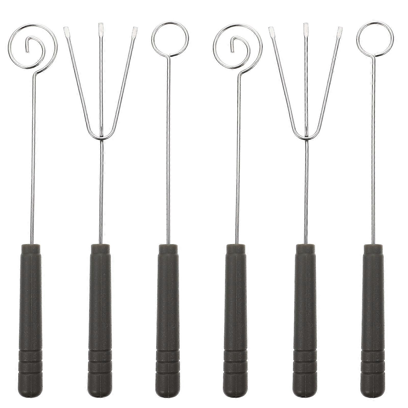Fondue Dipping Tools Chocolate Dipping Fork Kitchen Tools For Diy Chocolate Artisan Chocolate Making 6Pcs