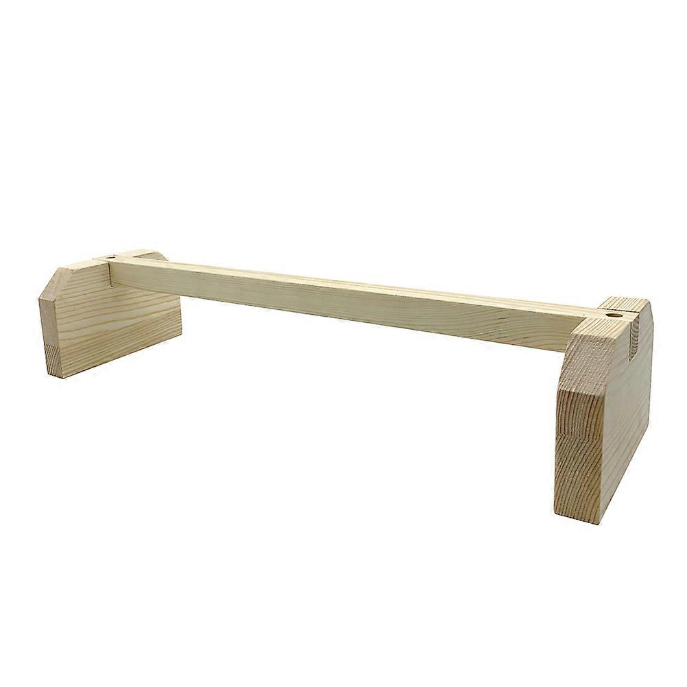 Wooden Perch Stand for Birds and Chickens – Smooth Polished Playstand for Beak and Paw Trimming – Indoor and Outdoor Pet Accessory