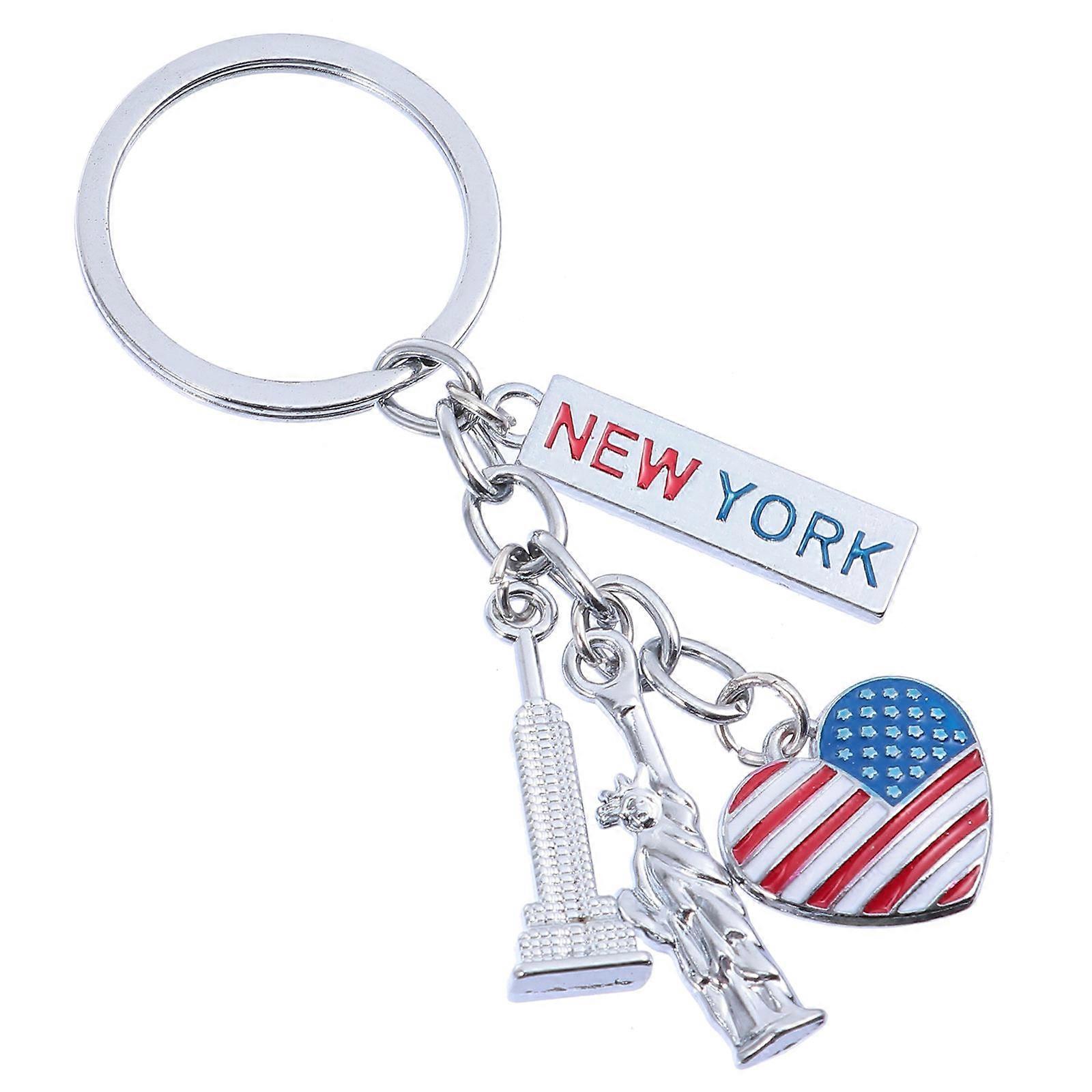 1pc Independence Day Key Chain Pendant Accessories Crafted Hanging