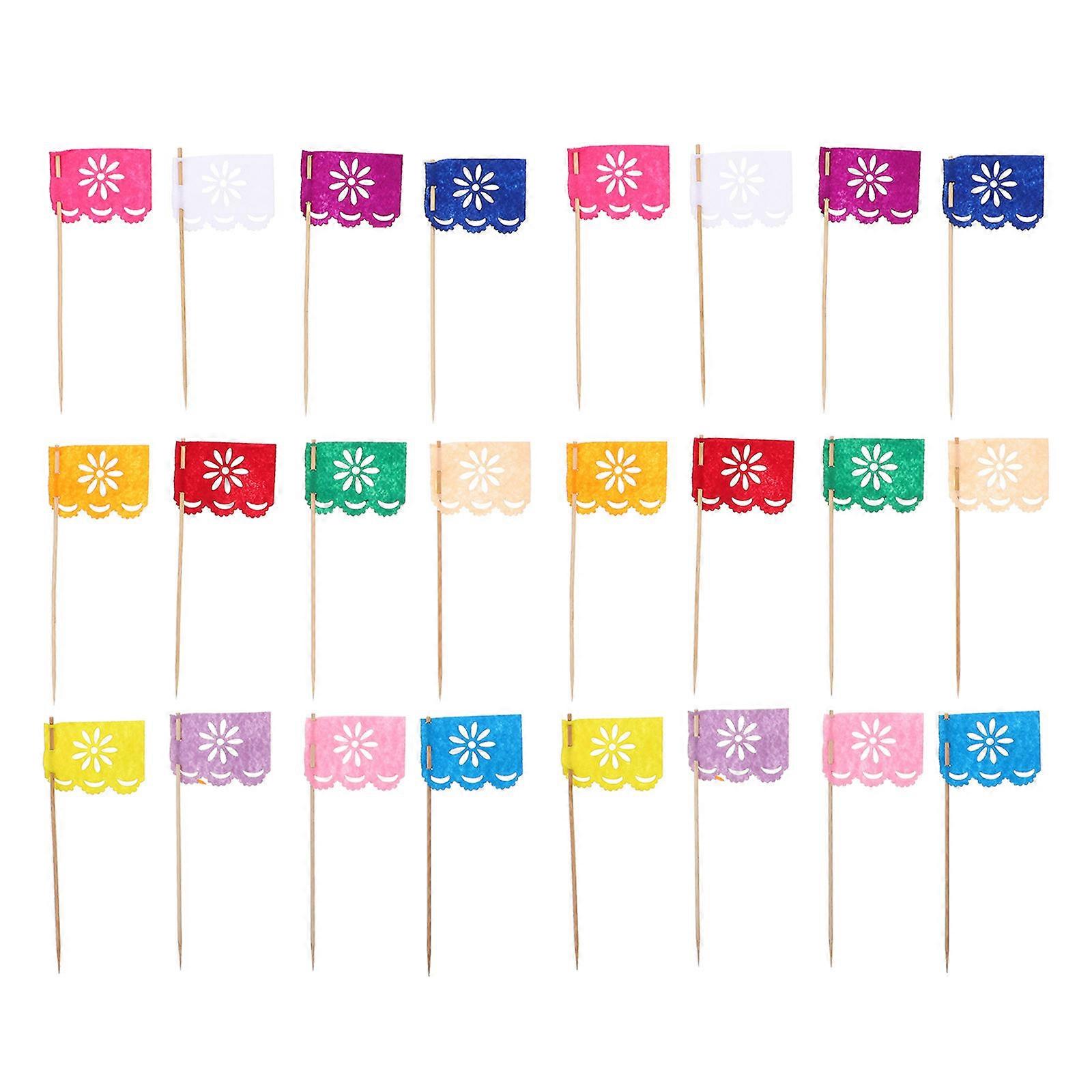 Event Decor Kit, Cake Flag Toppers Elevating Your Party Atmosphere