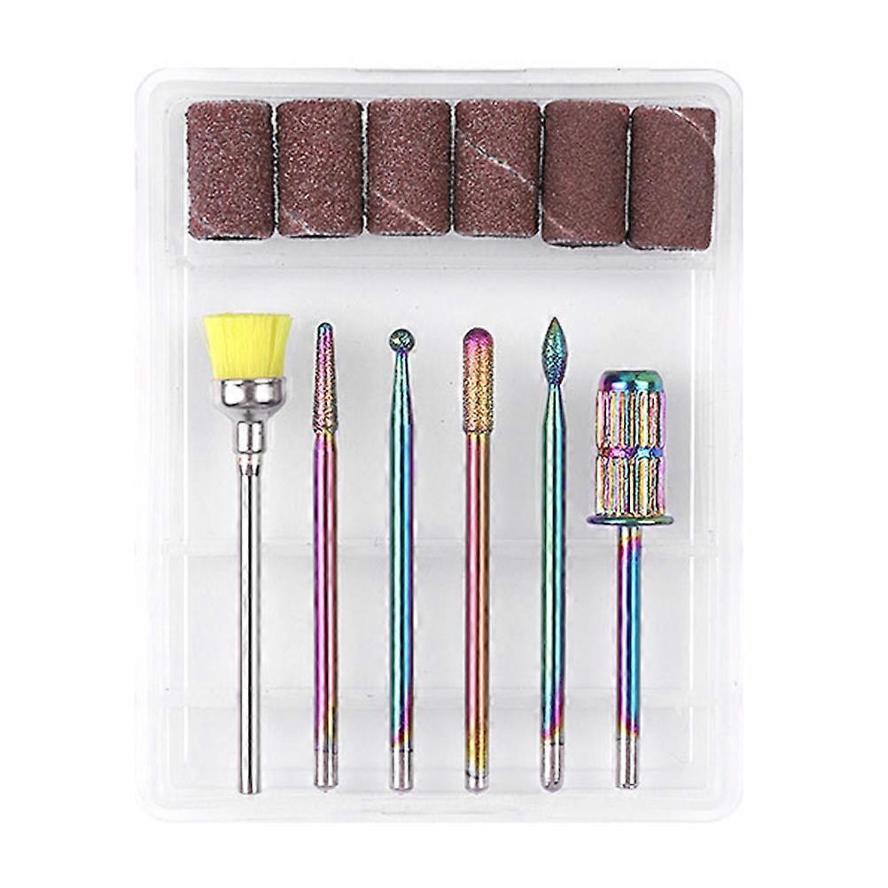 Carbide Nail Drill Bits Tungsten Alloy Grinding Nails For Nail Drill Machine High Wear Resistance 1Set
